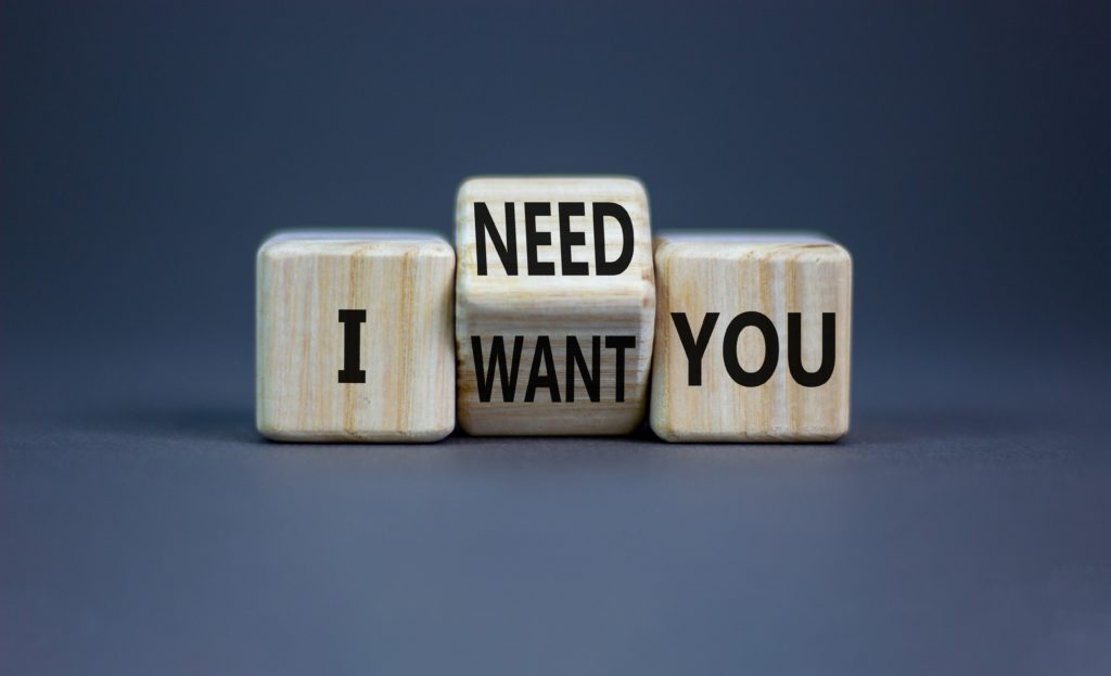 I,Need,And,Want,You,Symbol.,Psychologist,Turns,Wooden,Cubes