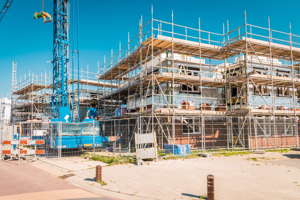 Urk,Netherlands,May,2018,,Construction,Site,Of,New,Dutch,Suburban