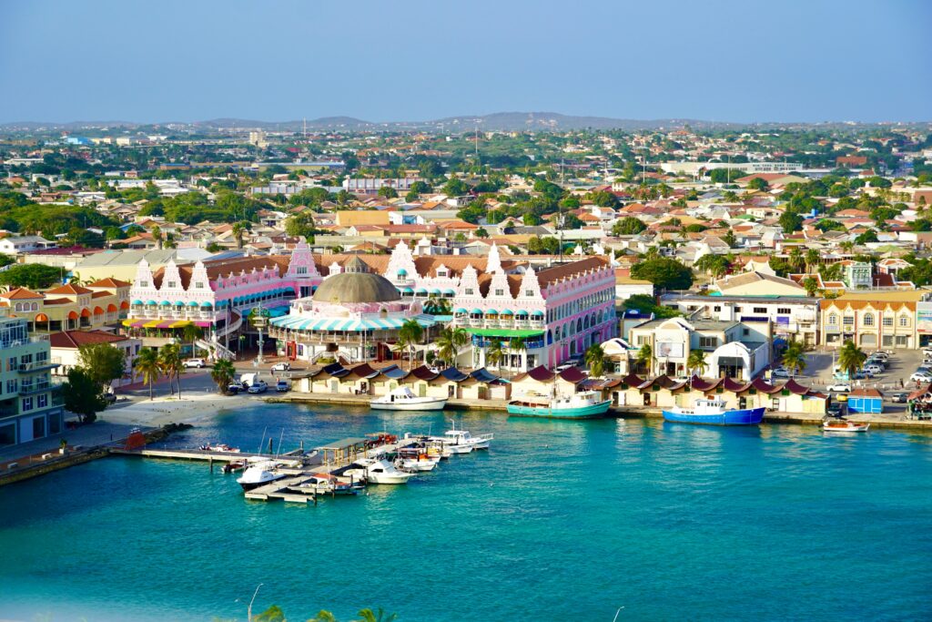 Waterfront,Harbour,Of,Oranjestad,Aruba
