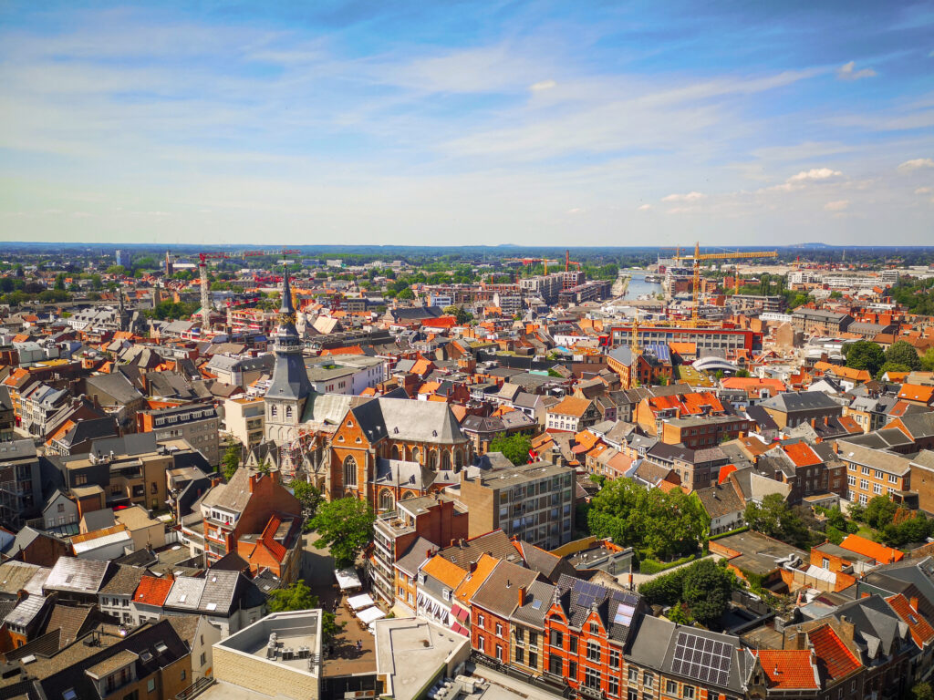Hasselt,City,Center,Skyline,With,Blue,Sky,During,Summer,,Limburg Shutterstock/Luoxi